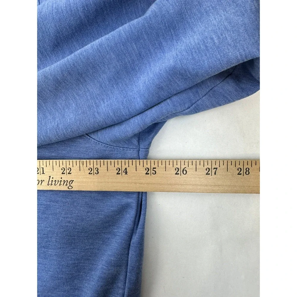 Mizzen+Main Sweater Mens 2XL Blue Fairway Zip Pullover Golfer